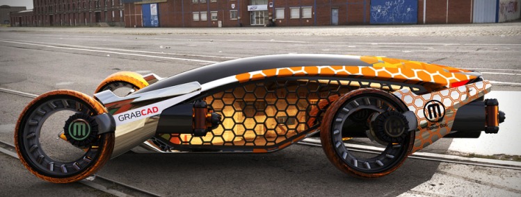 авто на 3D принтере, автомобиль на 3D принтере, Rapid Racer Bosch, Firanse R3, Euregiorunners, Urbee 2, EDAG Genesis